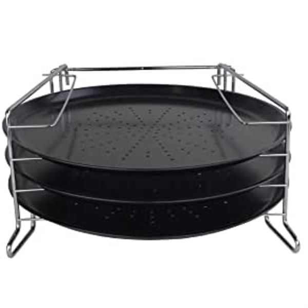 Pizza Pan and Rack Set