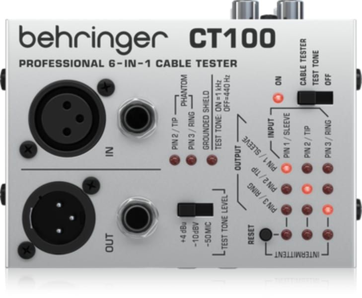 Behringer CT100 Professional 6-in-1 Cable Tester
