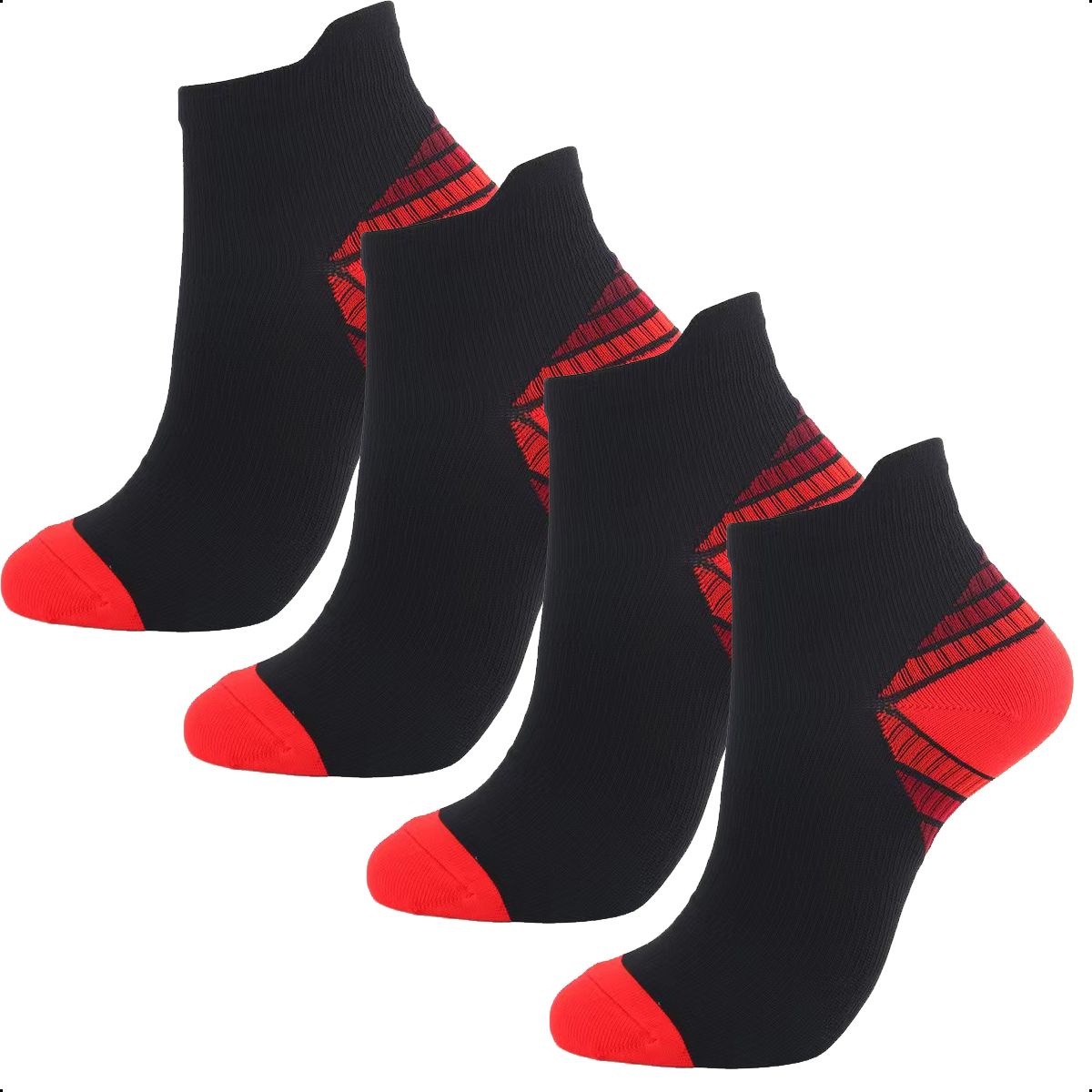 Sports Running Compression Socks for Women & Men - 4 Pairs