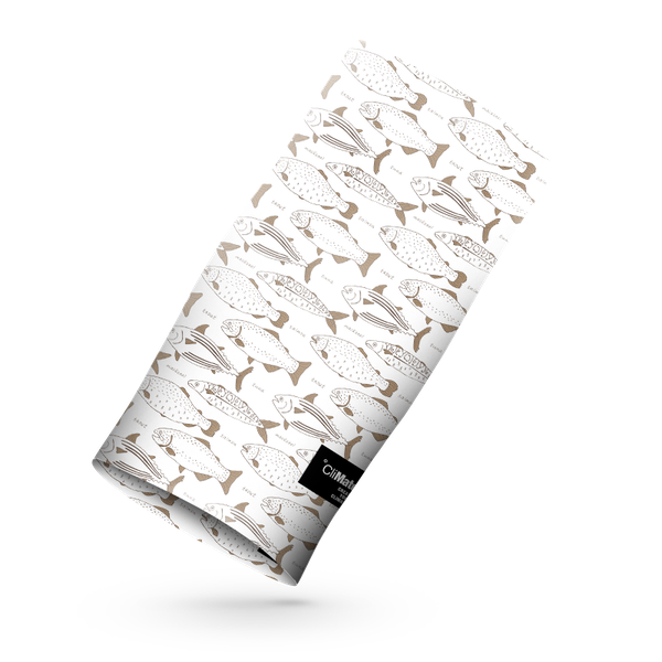 Climate Sport Scarf (Mask / Face Shield) - White/Beige