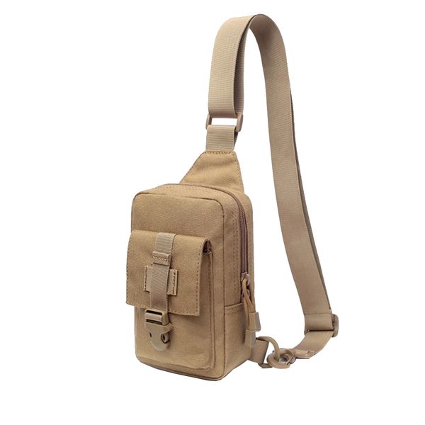 Professional Outdoor Tactical Chest Bag for Sport Camping Hiking - Tan