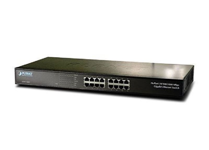 Planet 16 Port 10/100/1000 Gigabit Switch – Networking