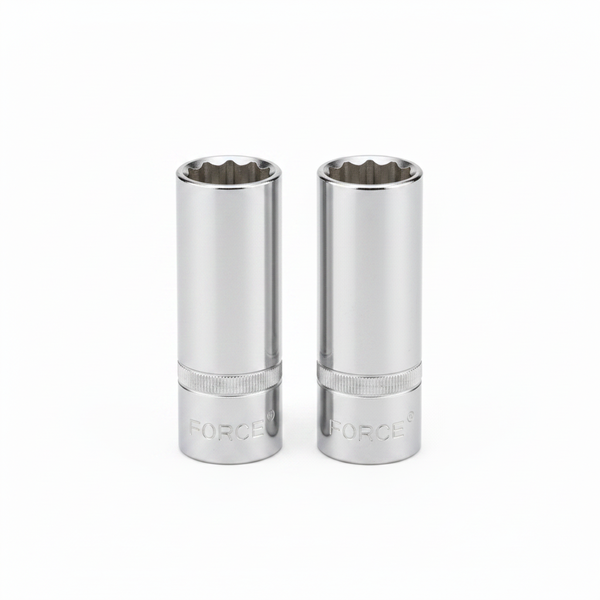 Force 25mm Deep Bihex Socket for 1/2 Inch Drive - 2 Pack