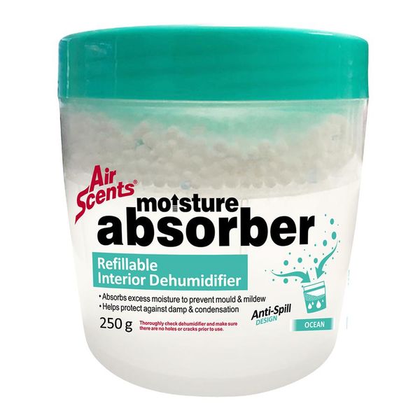 Air Scents Moisture Absorb Refillable Ocean 250G - 2 Pack