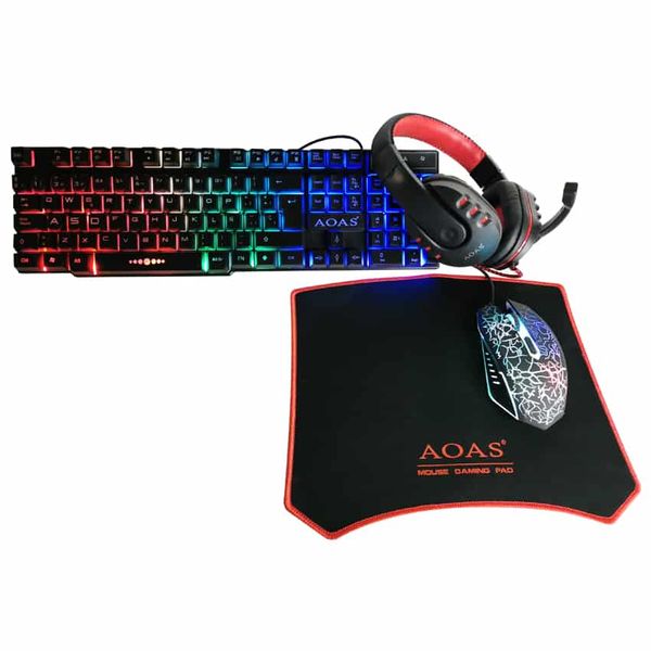AOAS 4 Piece Gaming Set AS-1066