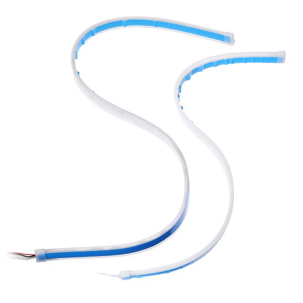 Sequential DRL Flexible Strip with Amber Turn Signal Set