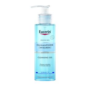 Eucerin DermatoClean Face Cleansing Gel, for Sensitive Skin, 200ml ...