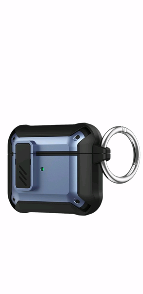Armor Protective Case For Wireless Earphones With Lock