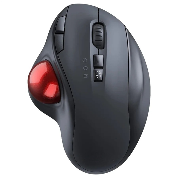 Wireless Mouse with Trackball Ergonomic Rechargeable Rollerball Mouse