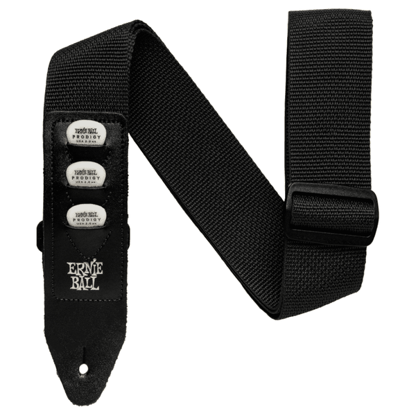 Ernie Ball 4039 - Polypro Pickholder Guitar Strap - Black