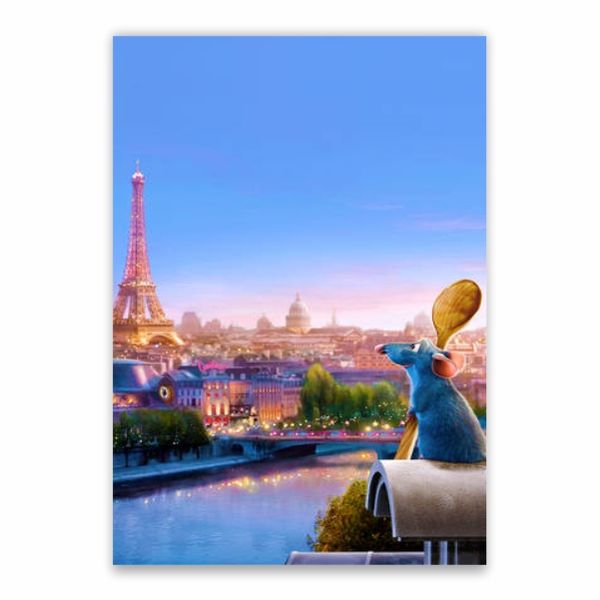 Ratatouille Paris Poster - A1