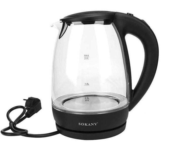 Electric Glass Kettle with LED Light
