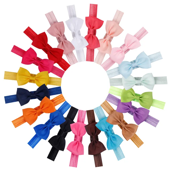 20 Piece Baby Headband Head Bow Starter Pack