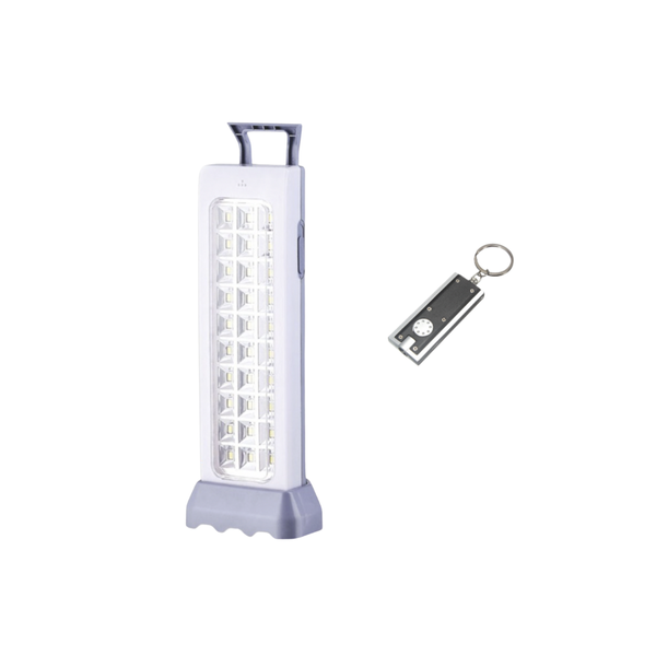 Rechargeable LED Light with Stand &amp; Keyring Torch - Medium