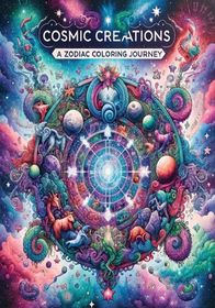 Cosmic Creation: A Zodiac Coloring Journey: 12 Zodiac sign