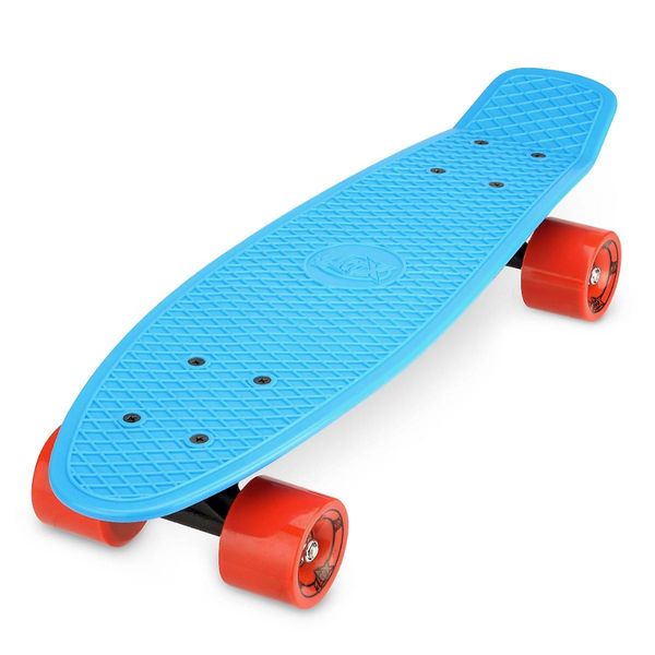 Rugged Racers 22 Inch Skateboard Cruiser - Blue