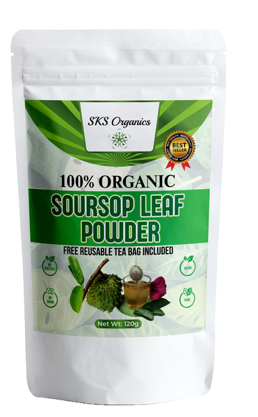 Soursop Tea Leaf Powder - Tea &amp; Smoothie Supplement - 120g