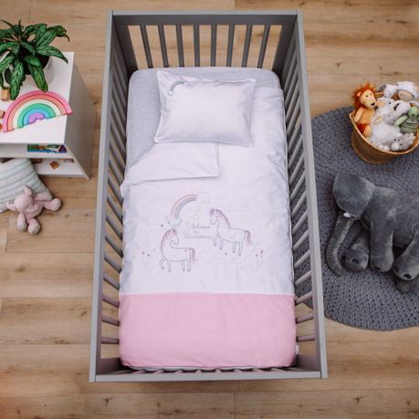 Unicorn clearance cot set