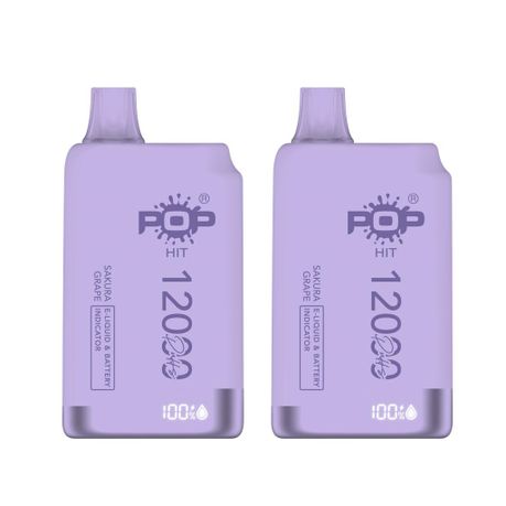 Pop Hit 12000 Disposable Vape 50mg Sakura Grape