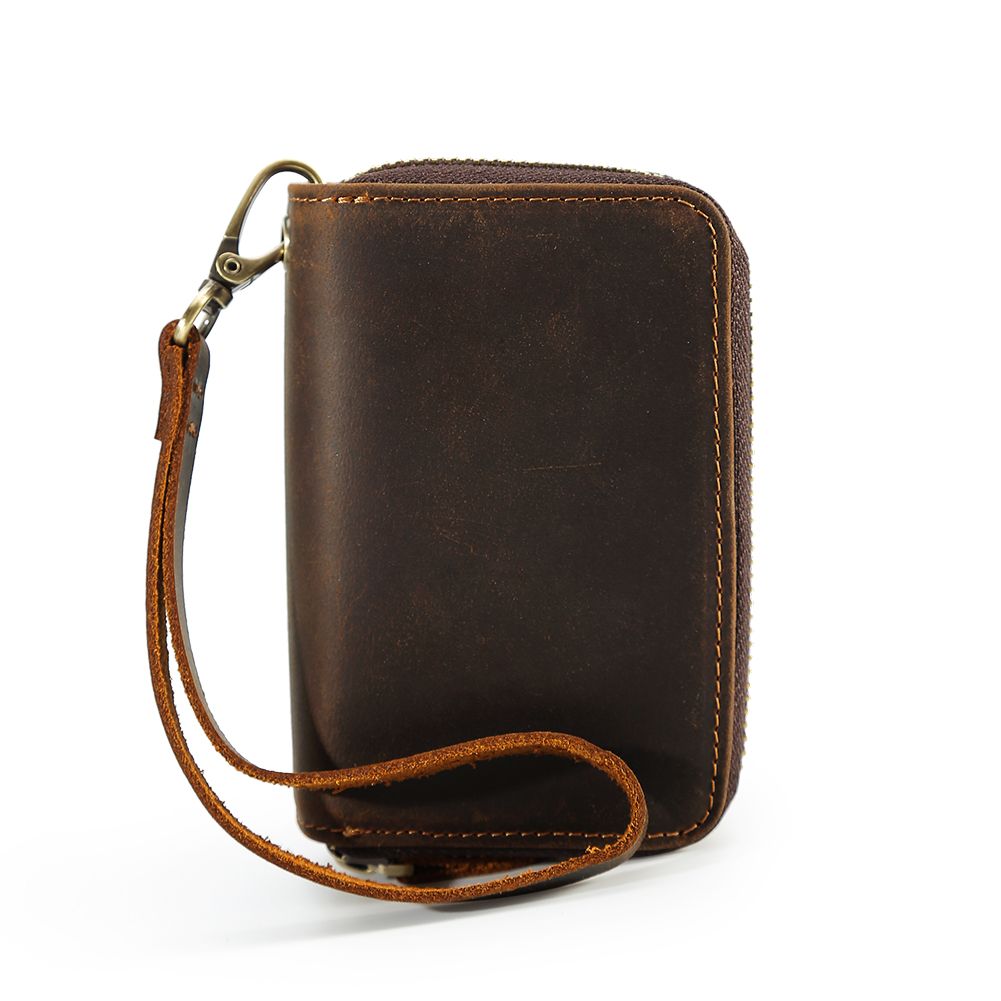 Hovanahills Leather Key & Card Pouch