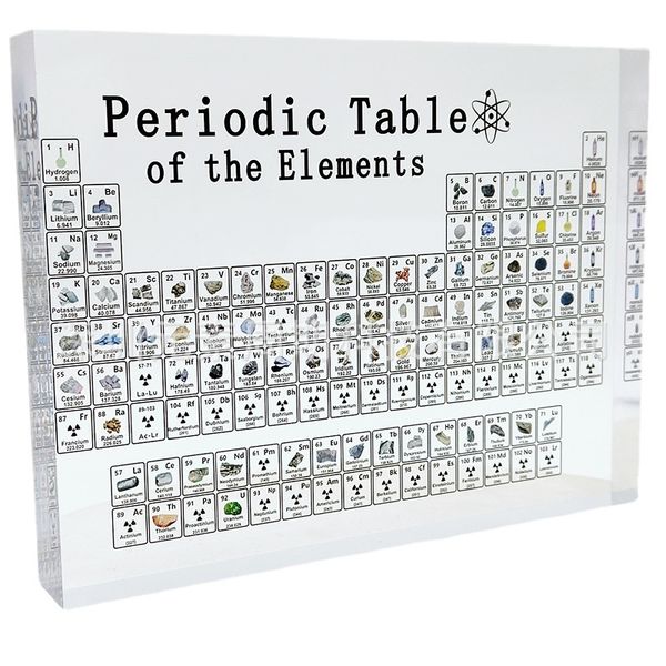 Desktop Acrylic Ornament Of The Periodic Table Of Elements