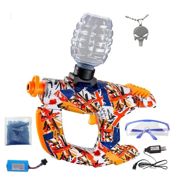 Rechargeable Electric Gel Water Beads Ball Blaster Toy Gun In or Outdoor