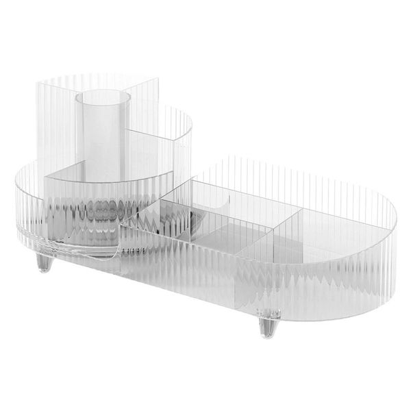 Rotating Makeup Organiser 360 Rotation Clear Skincare Storage for Makkeup