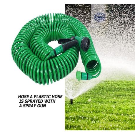 7.5m/15m Retractable Coil Magic Flexible Garden Water Hose 3/8