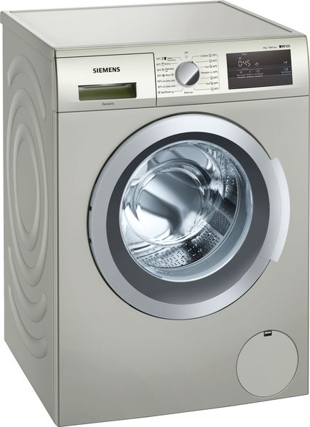 Siemens - 8Kg Frontloader Washing Machine 1000rpm - Silver Inox