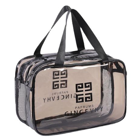 Cosmetic Bag, Waterproof Makeup Bag, Travel Storage Bag - 2 Layers Image