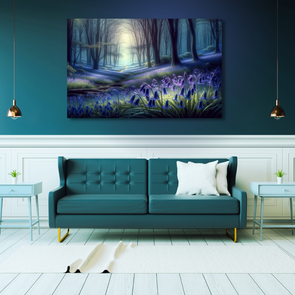 Canvas Wall Art Decor - Purple Spring Artwork
