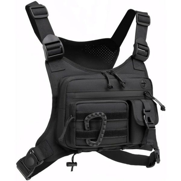 Outdoor Chest Bag Tactical Chest Pack Running Bag Sports Tactical Vest Bag