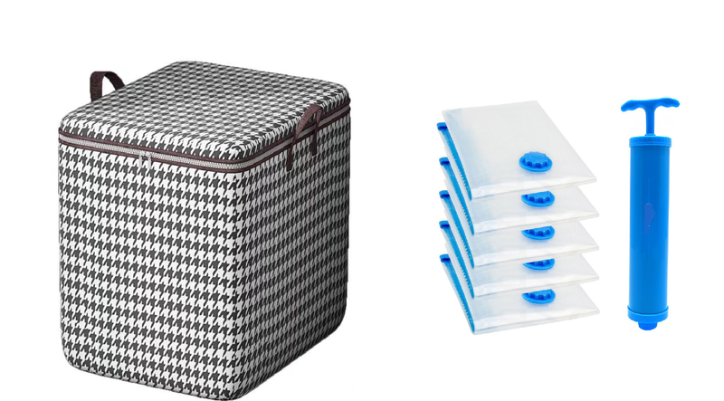 Non Woven Organizer Bag with Vacuum Storage Bags