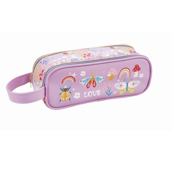 Colour Me - Pencil Bag Plus Wrist Band - Pink Butterfly (20cm)