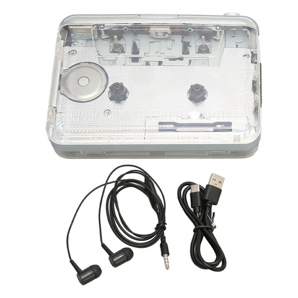 Portable Cassette Player FM Radio Cassette Player with 3.5mm Headphone Jack