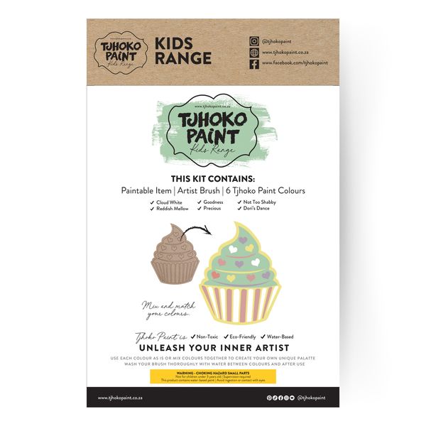 Tjhoko Paint - Kiddies Range - Cupcake