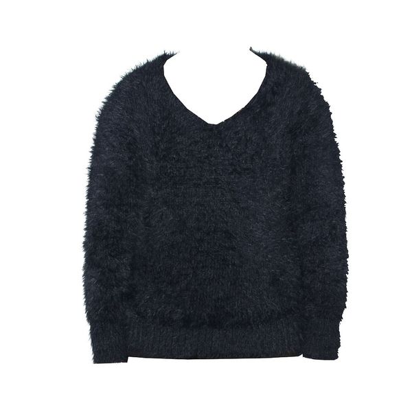 Blackcherry Black Fluffy Jersey