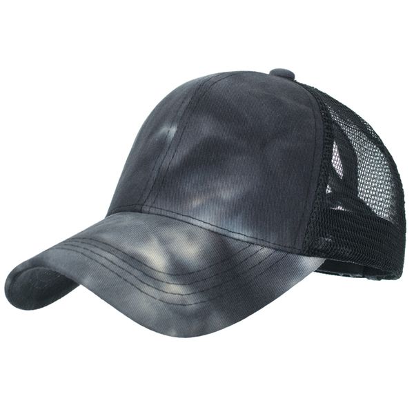 Fashion Colourful Old Fashioned Distressed Adjustable Tie Dye Baseball Cap