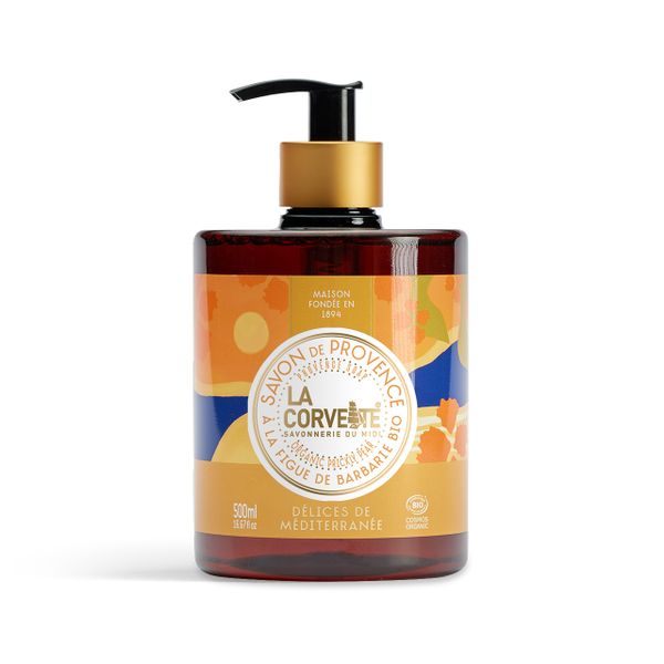 La Covette | DÉLICES DE MÉDITERRANÉE | 500ml Liquid Soap | Prickly Pear