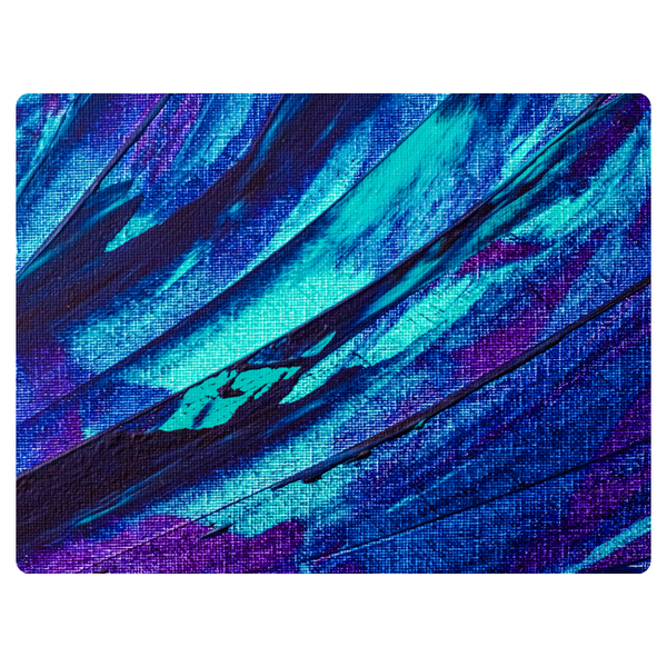 Blue Purple Pattern Mouse Pad