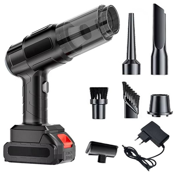 Cordless Handheld Rechargeable Suction &amp; Blower &amp; Inflator Vacuum Cleaner