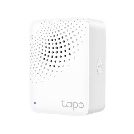 TP-Link Tapo H100 Smart Hub with Chime,Long-Range Wireless,Alarm & Doorbell