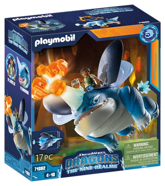 Playmobil Dragons: The Nine Realms - Plowhorn and D'Angelo 17 Pieces