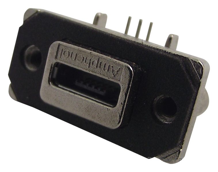 Amphenol Communications (MUSB-K152-30) USB Connector, Micro USB Type AB