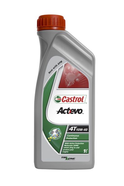 Castrol Actevo 4T 10W40 Part Synthetic Motorcycle Oil 1Litre