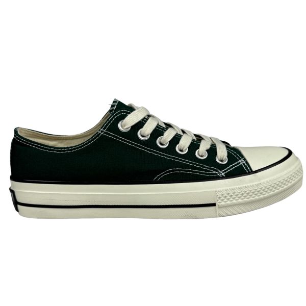K-Star 7 Pine Vintage Canvas Shoe - Casual Retro Lace-Up Sneaker