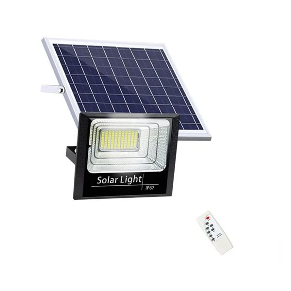 200W Outdoor Waterproof Solar LED Flood Light With Remote Control