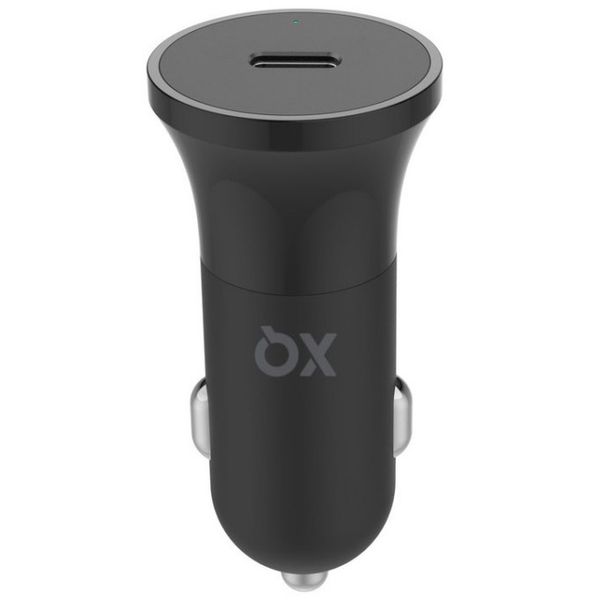 XQISIT Car Charger Single USB C 18W PD - black