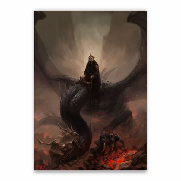 Witch-King Of Angmar Flying Poster - A1