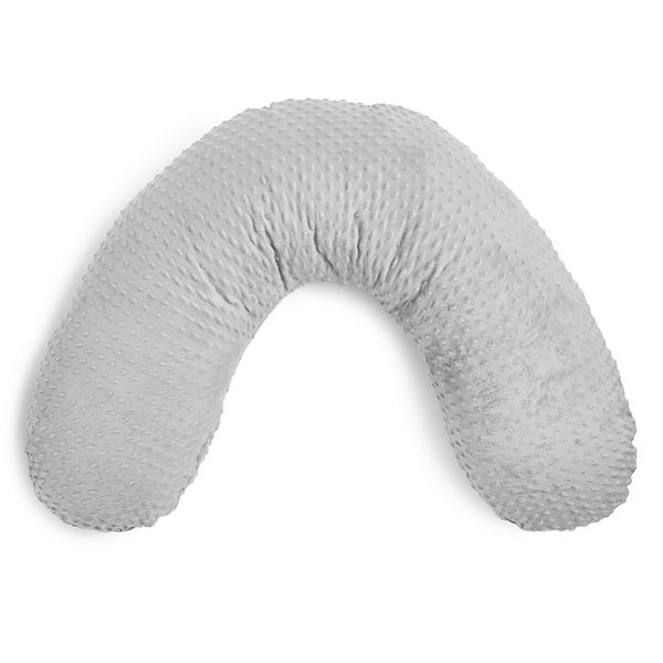 George &amp; Mason Baby - Preggy Roll Pillow - Bubble Plush Grey